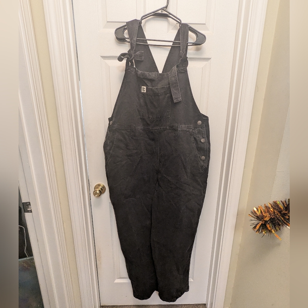 Lucy & Yak Charcoal Denim Overalls